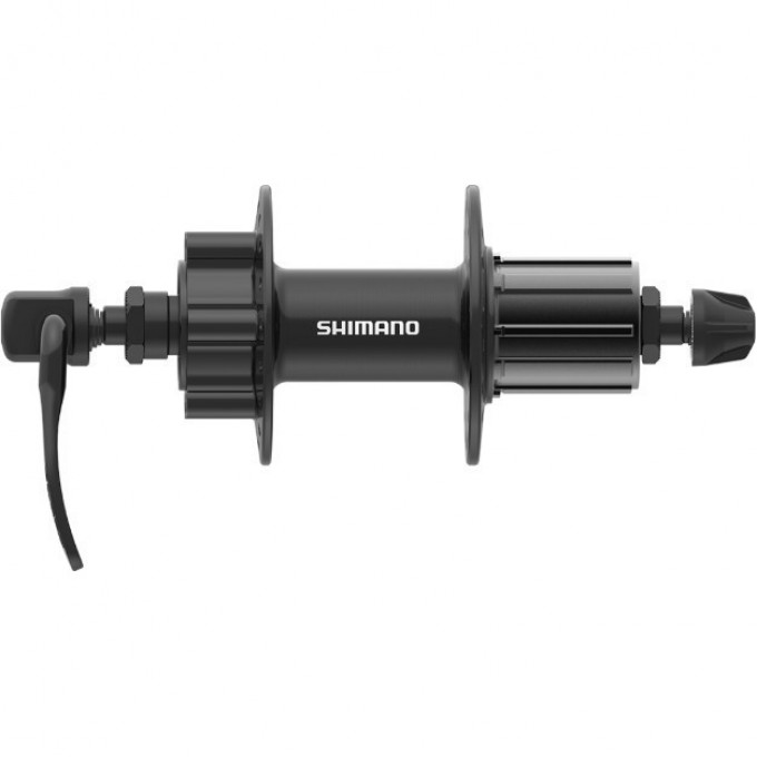 Втулка задняя SHIMANO TX506, 36 отверстий, 8/9/10 скоростей, 6-болт, QR 166мм, черный Old 135мм EFHTX506AZA